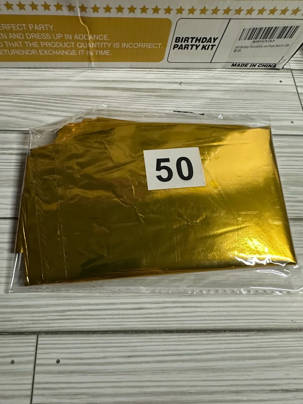 50th Birthday Party Decorations